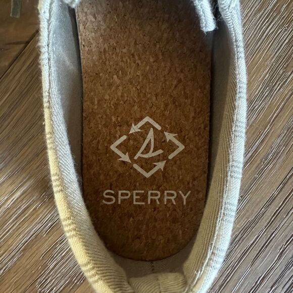 Sperry SeaCycled™ Crest Vibe Striped Textile Sneaker - Picture 8 of 10